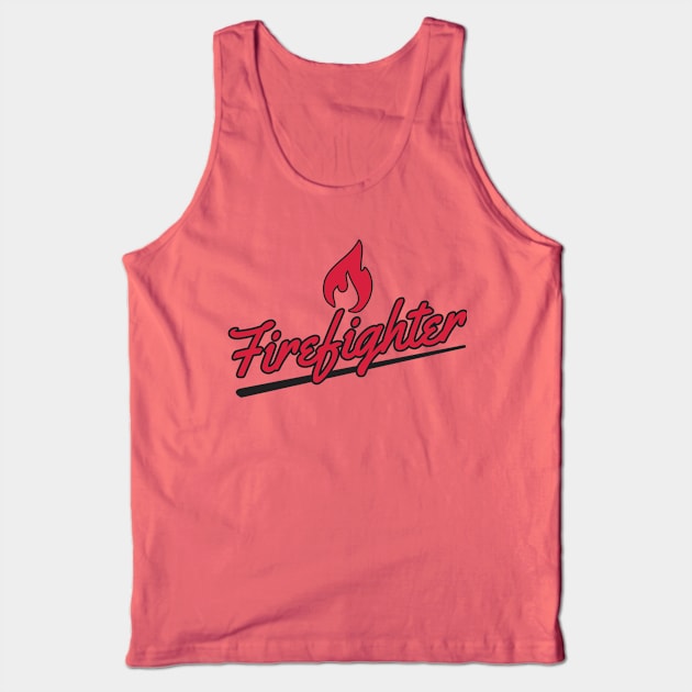 Firefighter Tank Top by nektarinchen